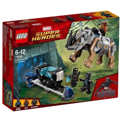 樂高 LEGO 76099 超級英雄系列-黑豹礦坑犀牛