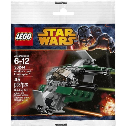 樂高 LEGO 30244 星際大戰人偶安納金 絕地攔截機