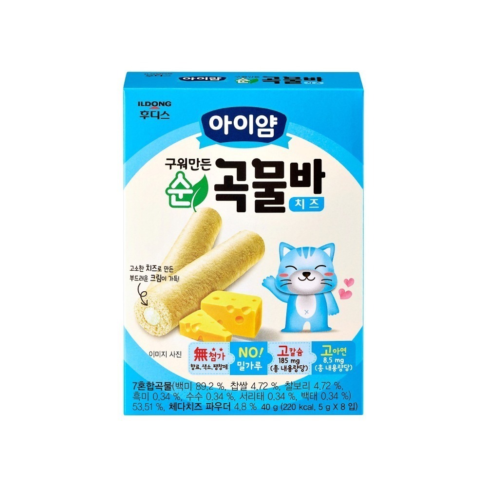 韓國 ILDONG FOODIS 日東 穀物小捲心 起司/香蕉/胡蘿蔔 (40g)-細節圖4
