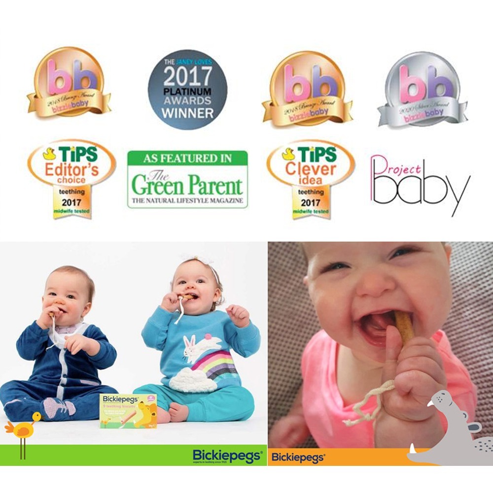 英國 Bickiepegs 寶寶磨牙棒 (38g) (包裝顏色隨機出貨)-細節圖3