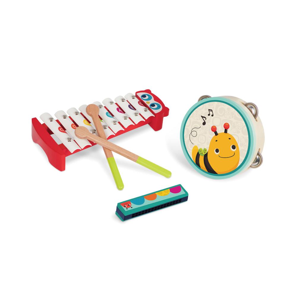 B.Toys 好聲鷹森林樂隊 打擊 音樂 玩具-細節圖3