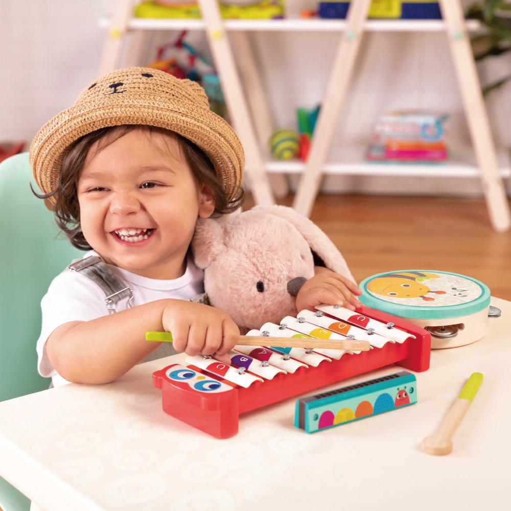 B.Toys 好聲鷹森林樂隊 打擊 音樂 玩具-細節圖5