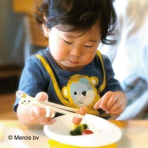 日本Edison miffy 米菲兔 幼兒學習筷(右手)(左手) 幼兒園 兒童餐具-細節圖6