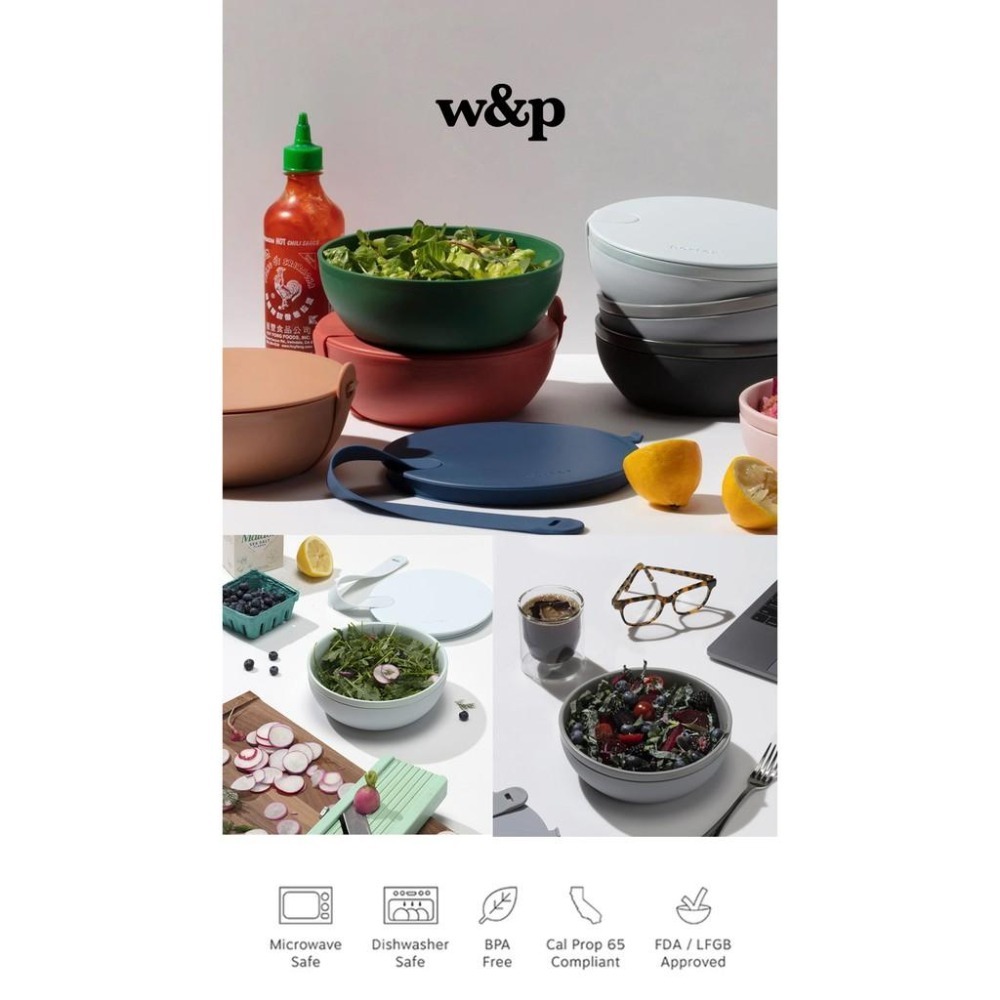 美國W&P 時尚陶瓷餐盒 保鮮盒 便當盒 可微波 多款顏色可選-細節圖4