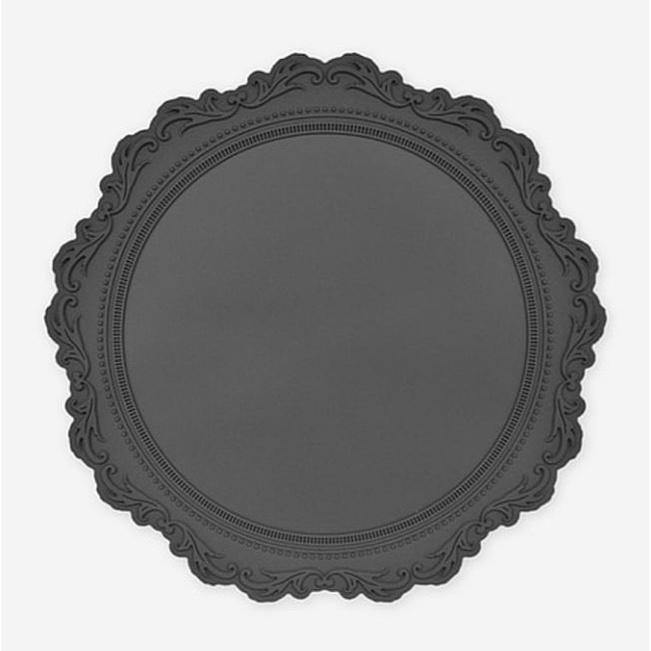 韓國 Ohomage 有機矽膠餐墊 (French系列)-白色/淺灰/淺粉/棕色//黑色/鐵灰 35*35cm-細節圖5