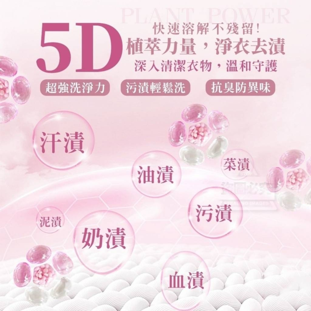 持久留香三合一5D櫻花洗衣球(50入)-細節圖3