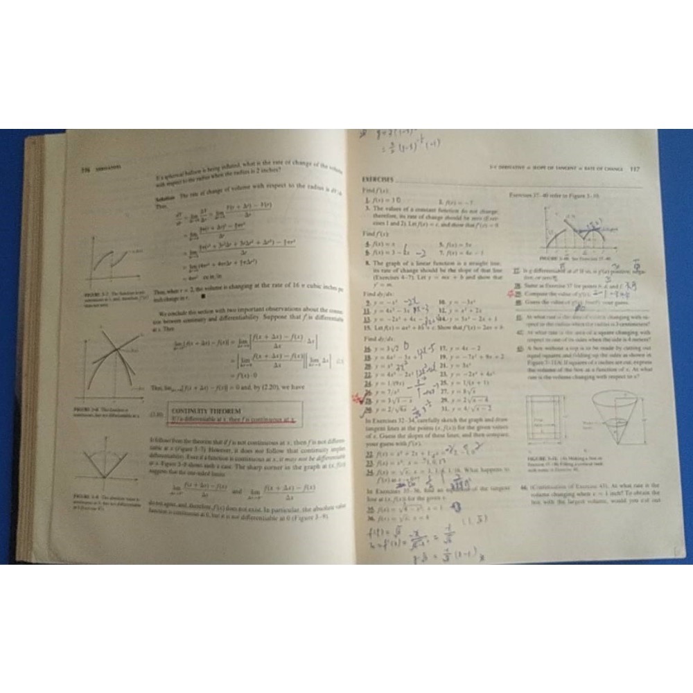 微積分 二手 原文書 CALCULUS with Analytic Geometry Arthur.B.Simon-細節圖2
