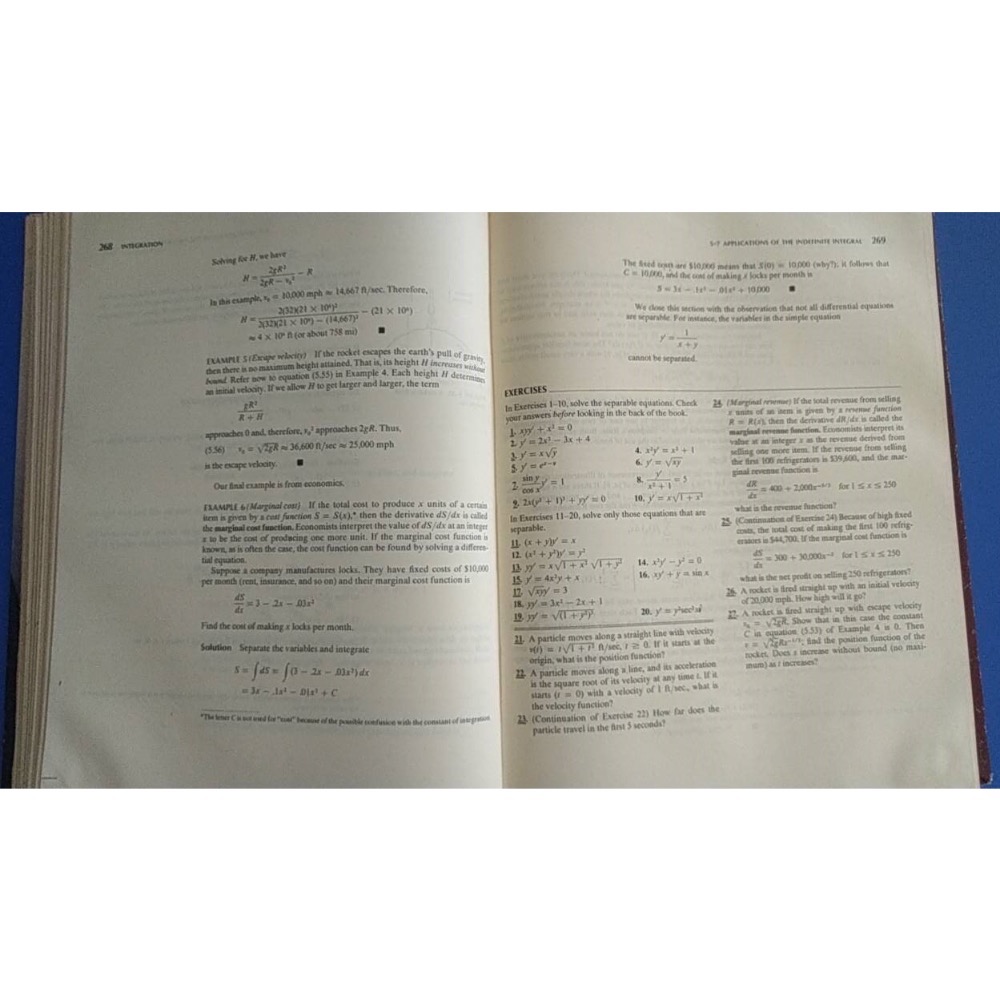 微積分 二手 原文書 CALCULUS with Analytic Geometry Arthur.B.Simon-細節圖3