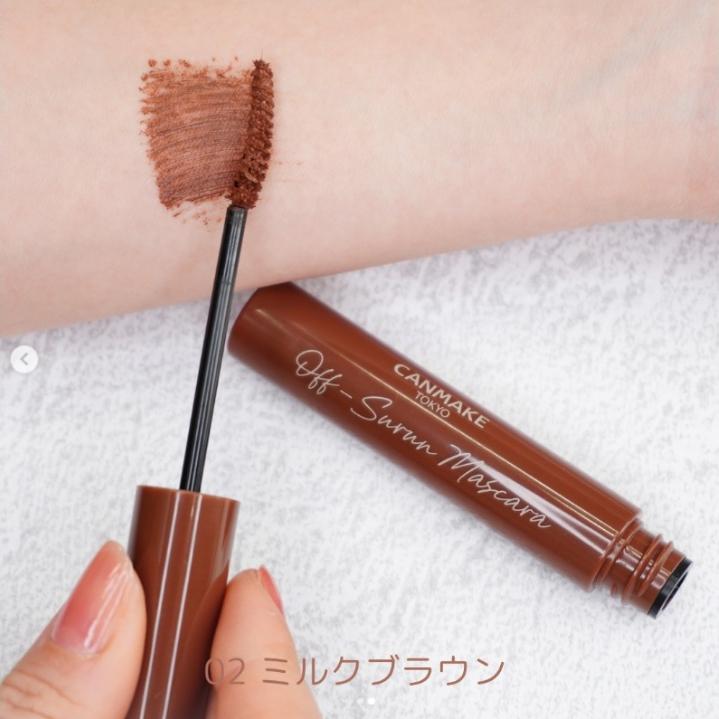 【現貨在台，當日寄出】🌞NANA極品🌈 日本CANMAKE 易卸捲翹纖長睫毛膏 Off-Surun Mascara-細節圖8