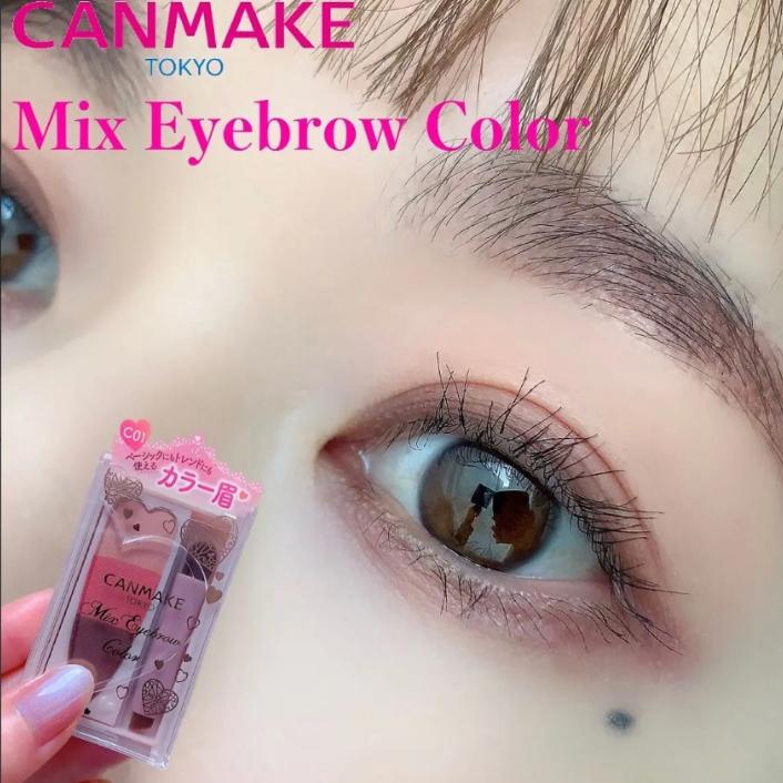 【日本CANMAKE】🌞NANA極品🌈CANMAKE 時尚玩色混搭三色眉粉 彩色眉毛-細節圖5