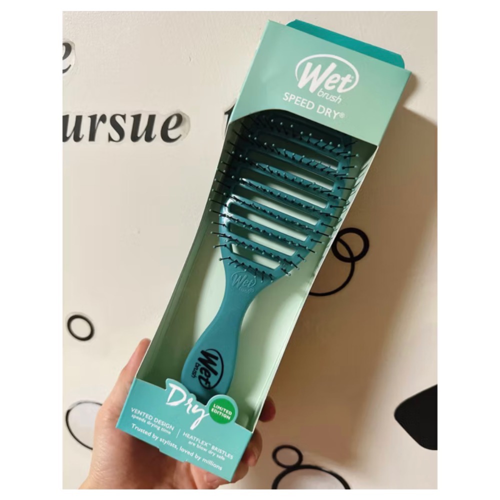 Wet Brush 素面款 乾濕兩用梳 護髮梳 方形梳-規格圖1