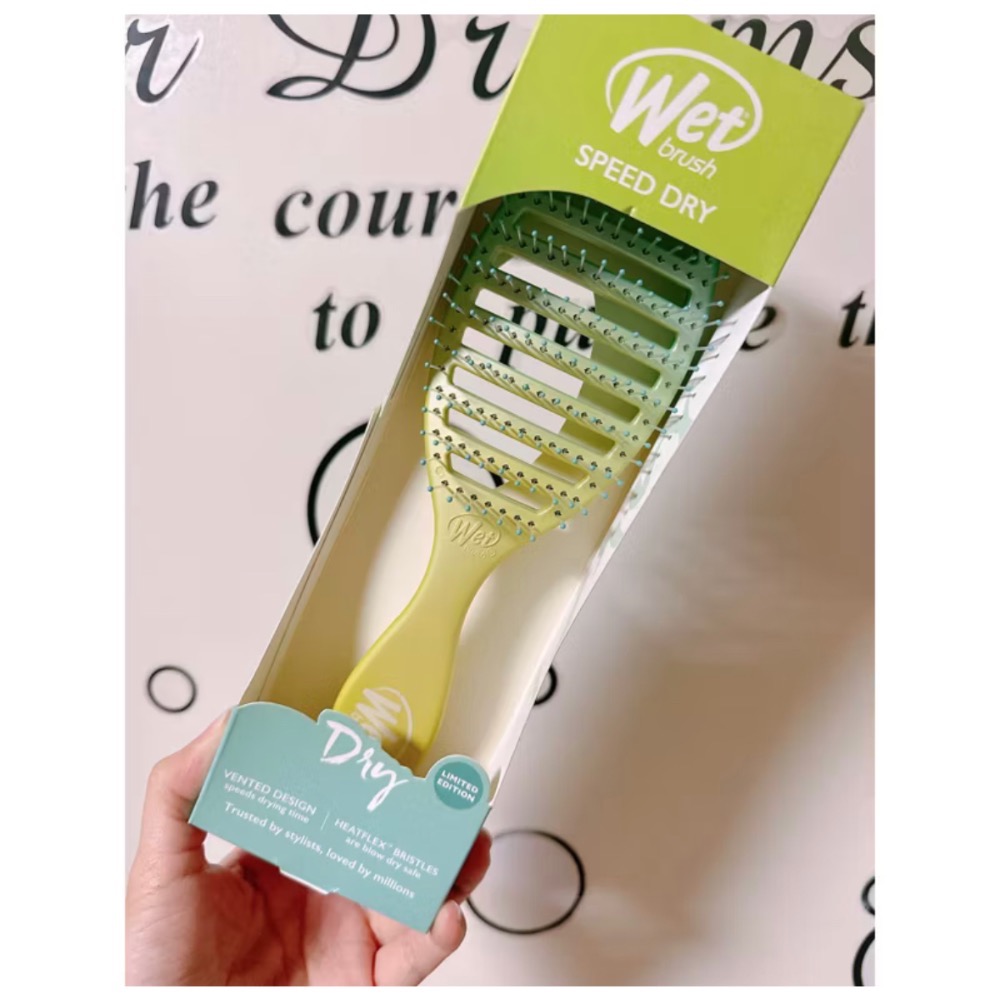 Wet Brush 素面款 乾濕兩用梳 護髮梳 方形梳-規格圖1
