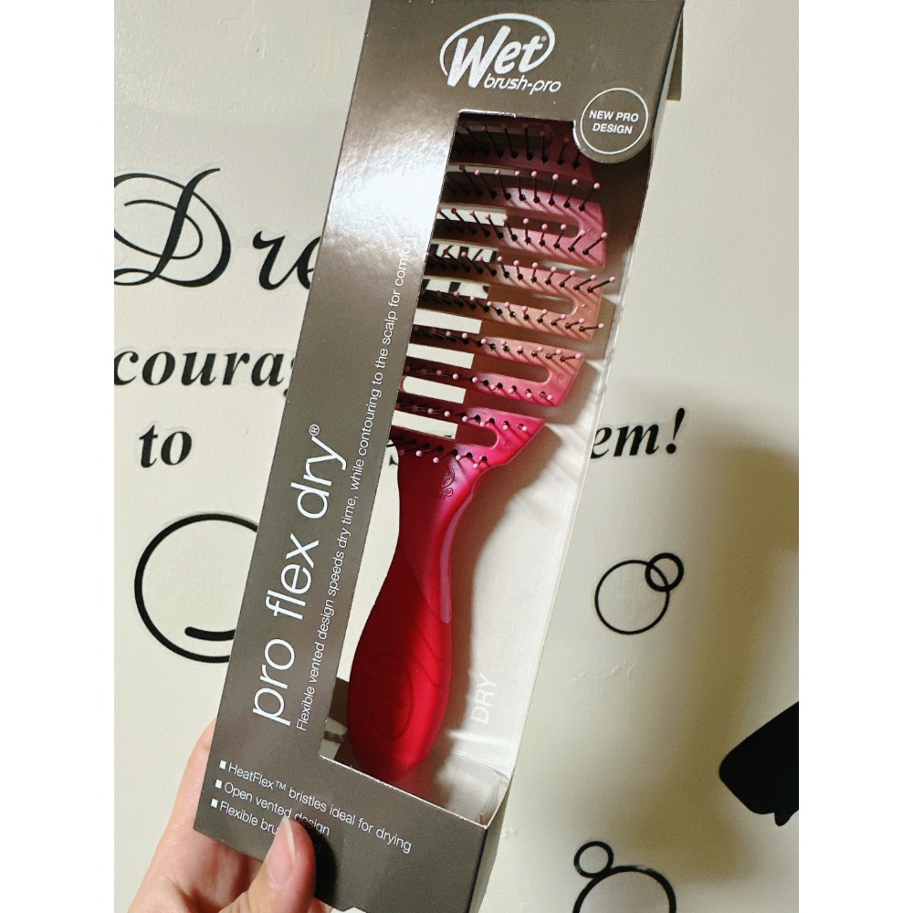 susu幫你買一起買 美國 快乾魔梳 Wet Brush Pro Flex Dry 漸層系列-規格圖1