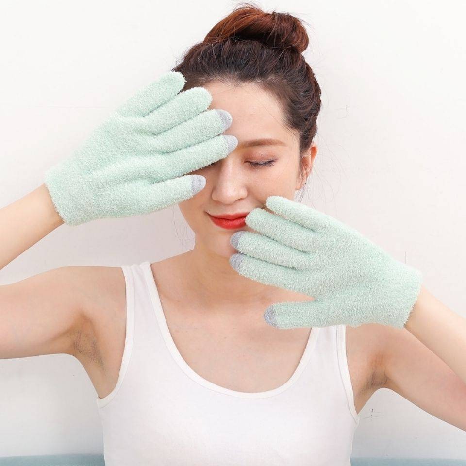 護膚加厚凝膠手膜腳膜套/內嵌凝膠/敷出好肌膚/防後腳跟乾裂/足膜腳部護理/手膜手部護理/嫩白保濕護理-細節圖11