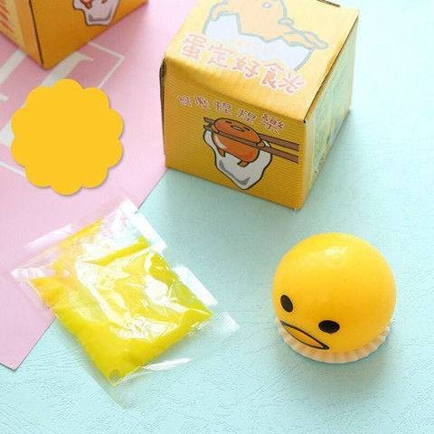 紓壓蛋黃嘔吐哥/嘔吐蛋/捏捏樂/Q彈呆萌/趣味可愛/發洩玩具/輕鬆減壓發洩/創意玩具/蛋黃哥-細節圖3