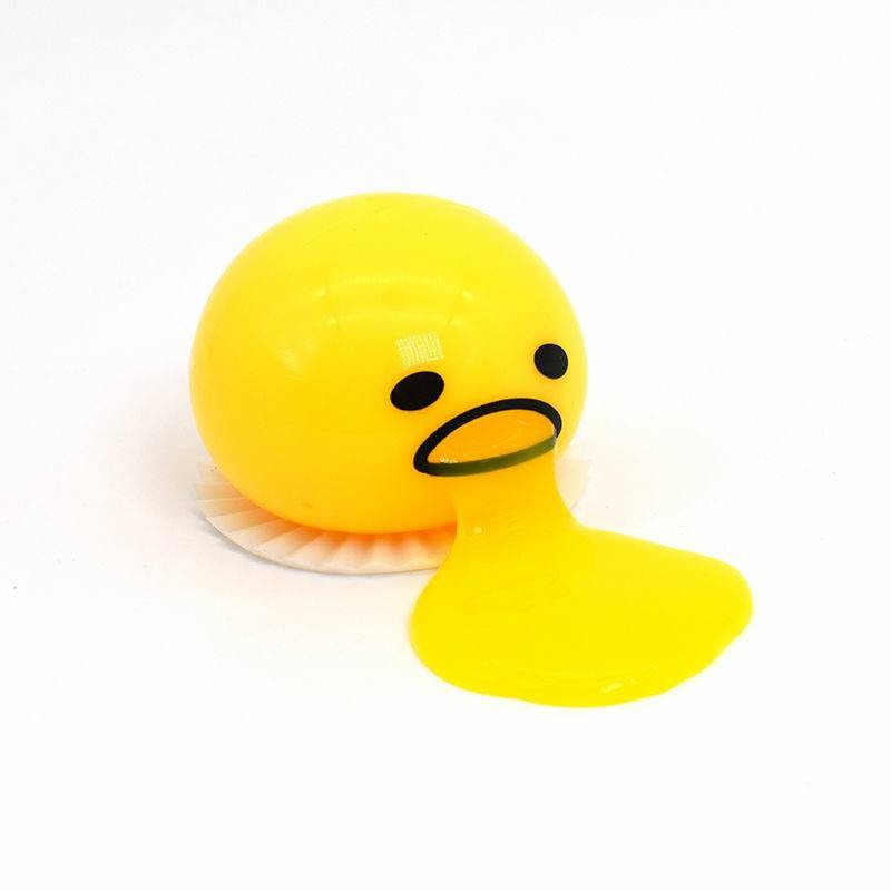 紓壓蛋黃嘔吐哥/嘔吐蛋/捏捏樂/Q彈呆萌/趣味可愛/發洩玩具/輕鬆減壓發洩/創意玩具/蛋黃哥-細節圖6