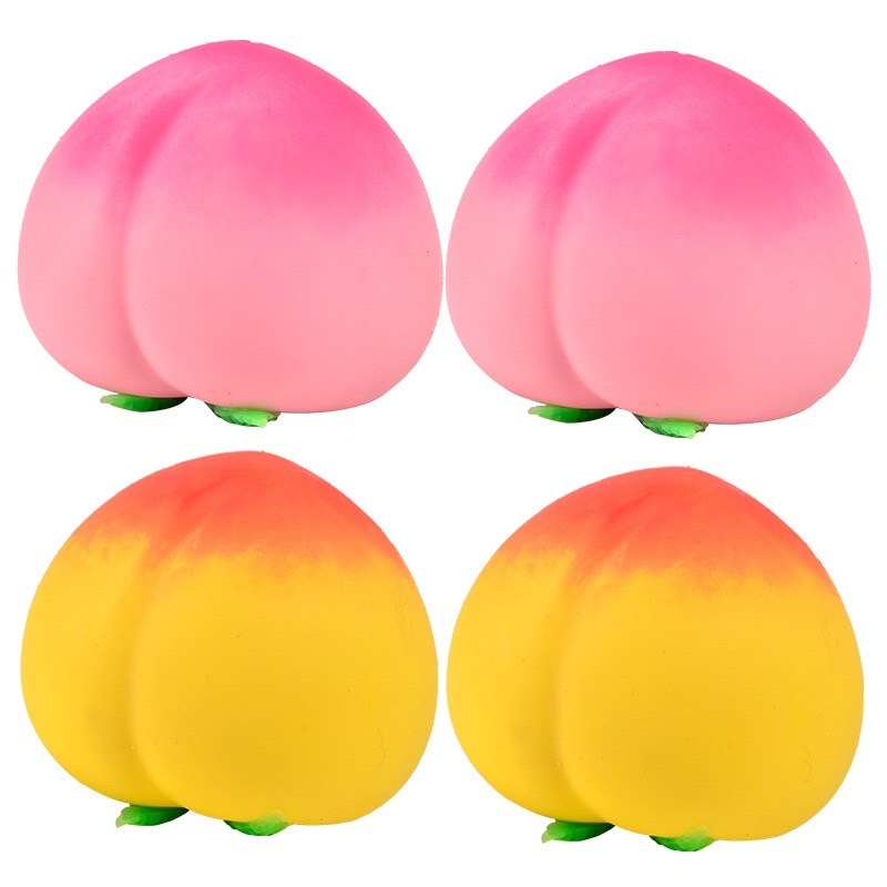 超萌水蜜桃捏捏樂/草莓捏捏樂/水果捏捏樂/解壓紓壓/萌萌可愛小玩具/創意捏捏拉拉樂/解壓玩具神器/紓壓玩具-細節圖2