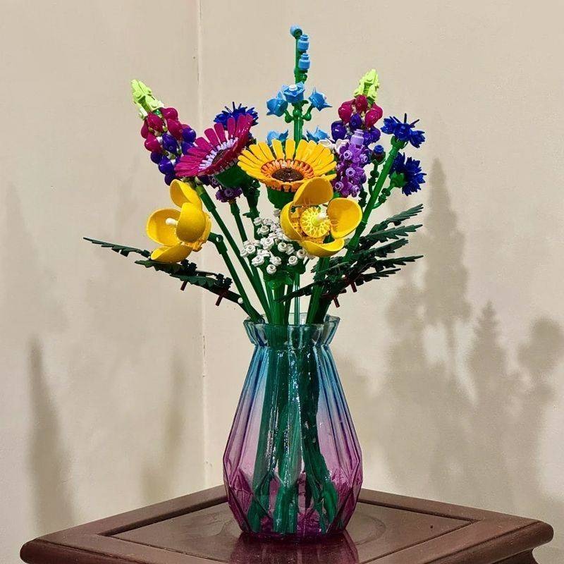 繁花積木花束939PCS/戀愛花束/積木花束/可與樂高相容/朋友情人節禮物/教師節花束/生日禮物/擺飾花束/禮-細節圖7