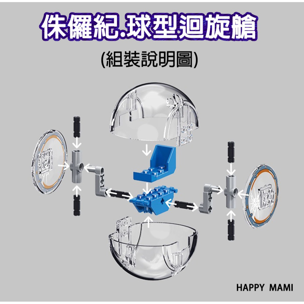 超巨型積木恐龍系列/巨型霸王龍/球型迴旋艙/巨型重爪脊龍/王者積木巨獸系列/多款巨型恐龍/兼容樂高小顆粒積木/積木配件-細節圖9