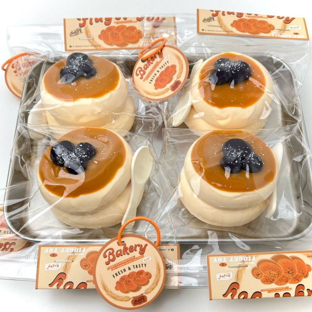 手工製作草莓藍莓舒芙蕾捏捏樂/創意設計/手工製作/療癒紓壓/柔軟奶油泥感/解壓紓壓神器/仿真甜點捏捏/超軟泥手感-細節圖11