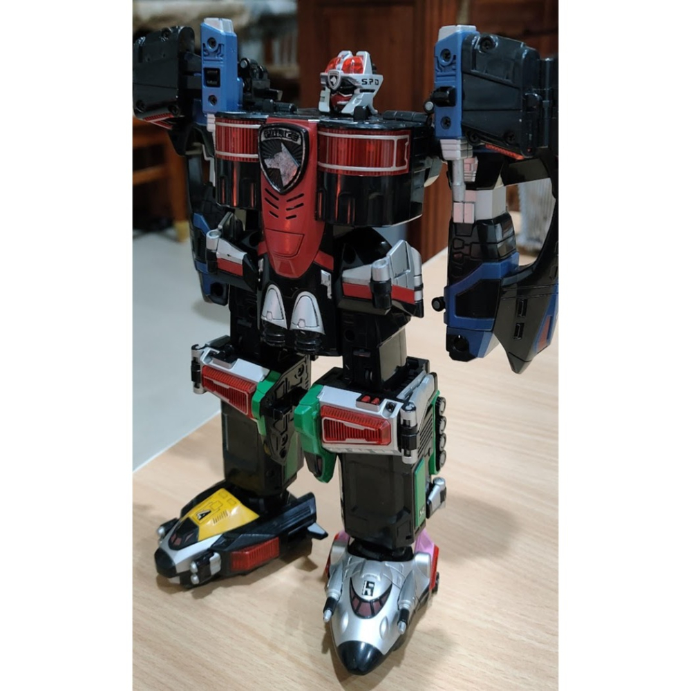 日版 特搜戰隊　刑事連者 特搜合體 DX 刑事飛翼機器人 DEKAWING ROBO-細節圖3