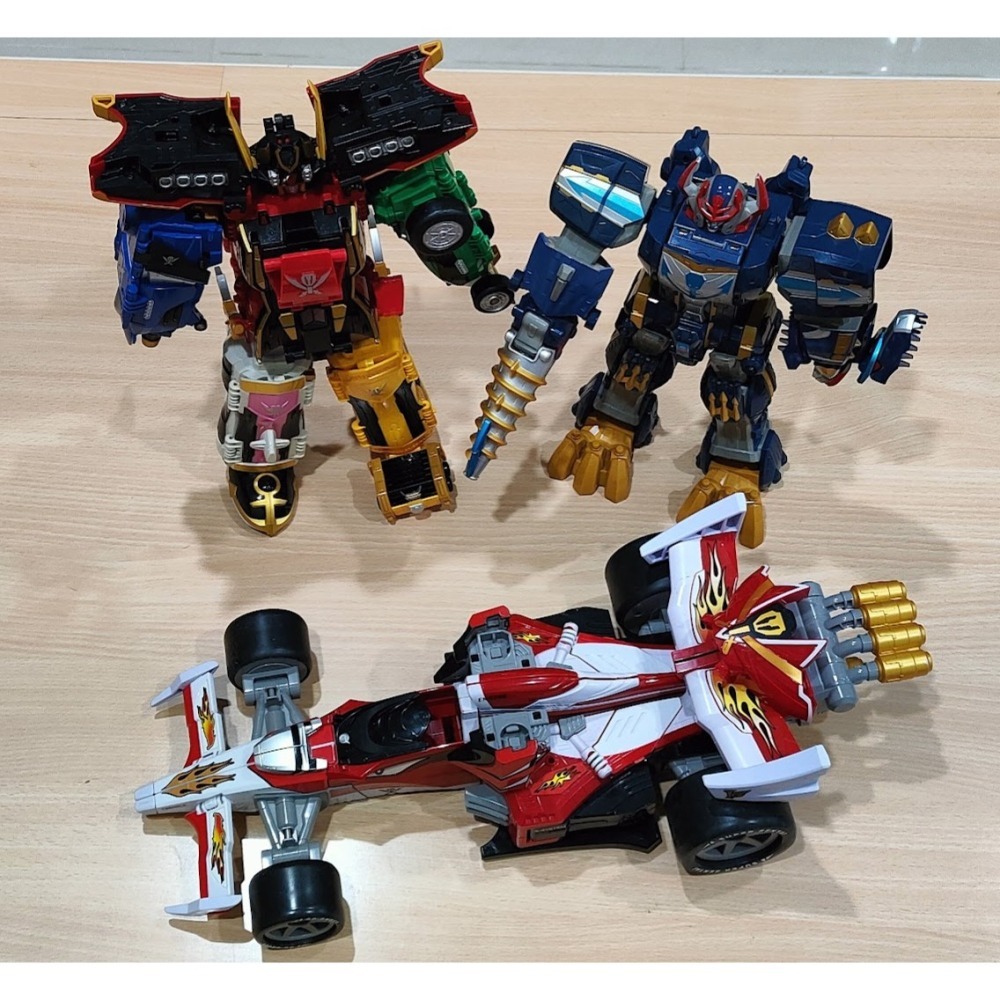 日版 海賊戰隊 豪快者 DX 豪快王 豪獸王 馬赫獵鷹跑車 完全豪快王-細節圖2