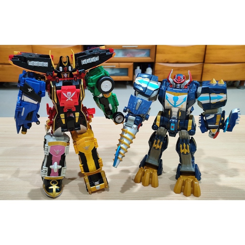 日版 海賊戰隊 豪快者 DX 豪快王 豪獸王 馬赫獵鷹跑車 完全豪快王-細節圖4