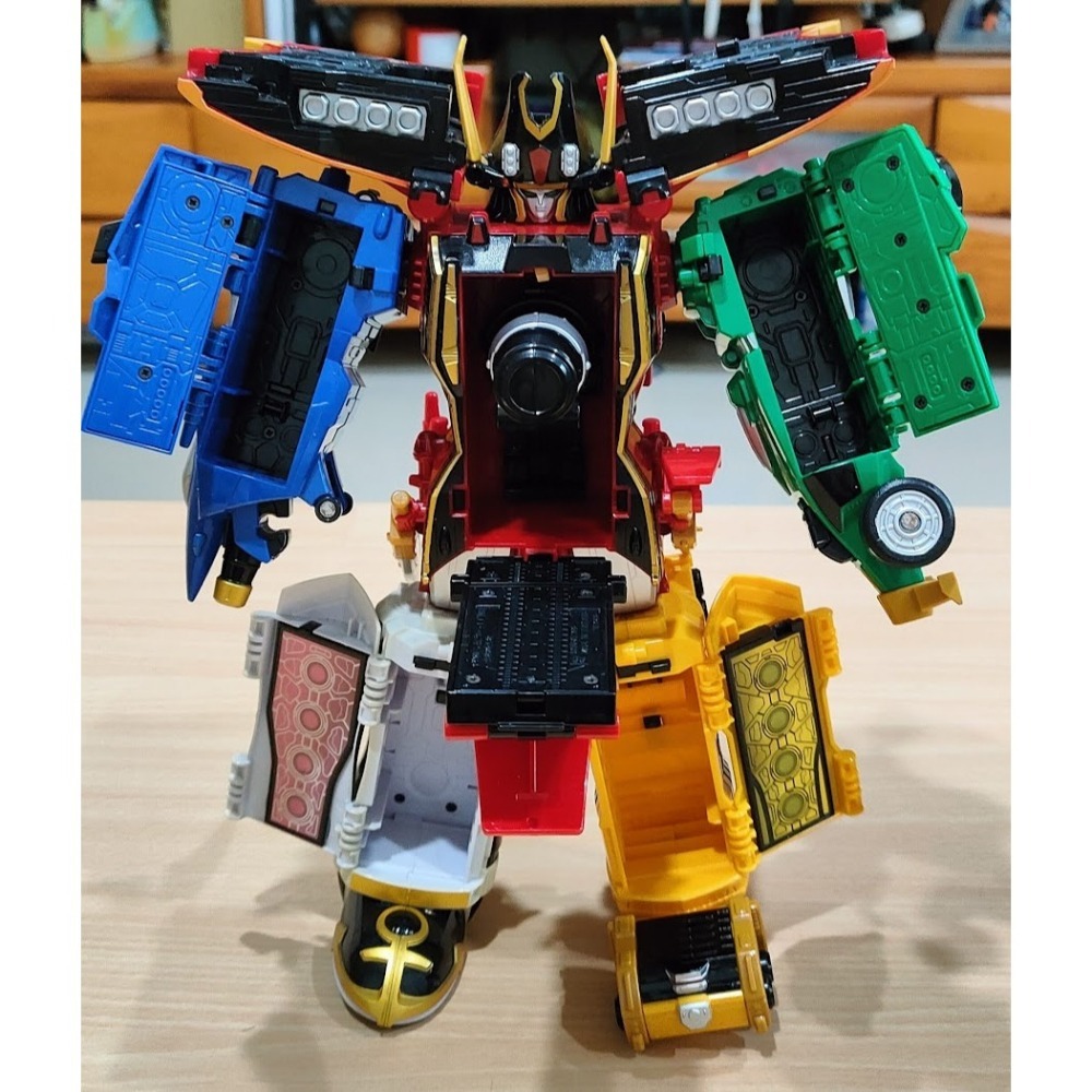 日版 海賊戰隊 豪快者 DX 豪快王 豪獸王 馬赫獵鷹跑車 完全豪快王-細節圖7