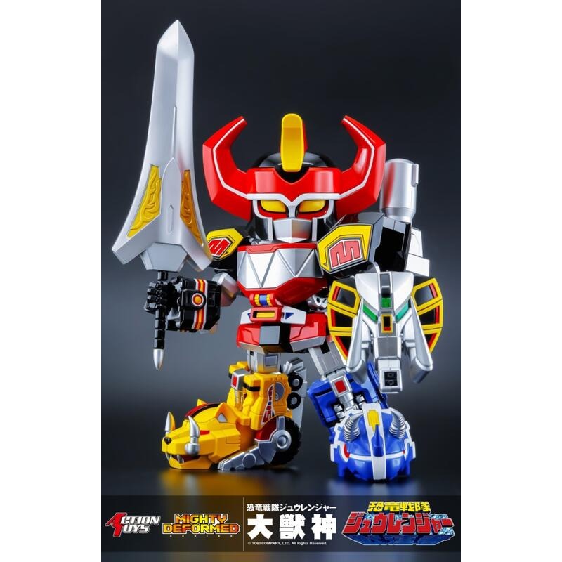 恐龍戰隊 獸連者 Action Toys 大獸神 Q版 ES合金 全新未拆-細節圖4