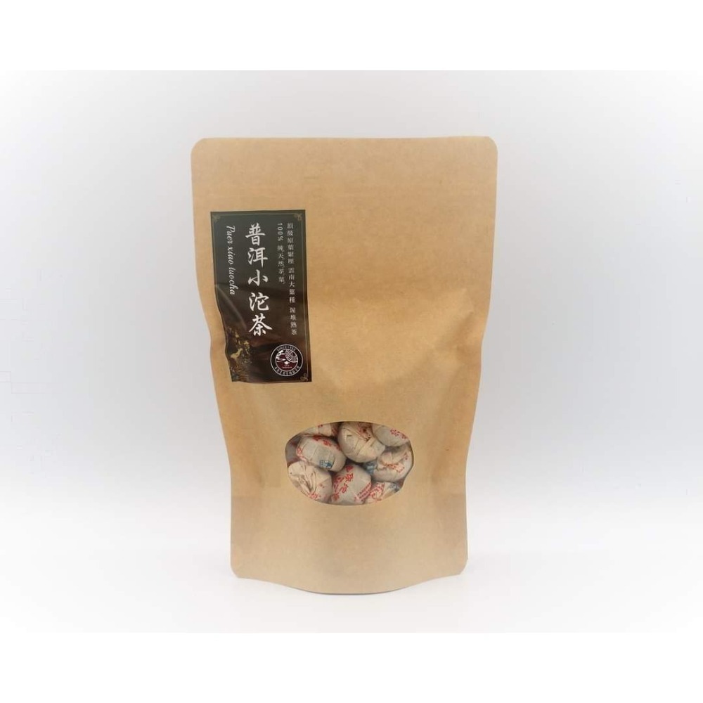 【本草玉茗堂】📣滿2送2【贈品渥堆熟茶】普洱小沱茶(250g)/袋「陳年茶」系列生茶＼熟茶兩款 QS認證標誌 品牌好茶-細節圖3