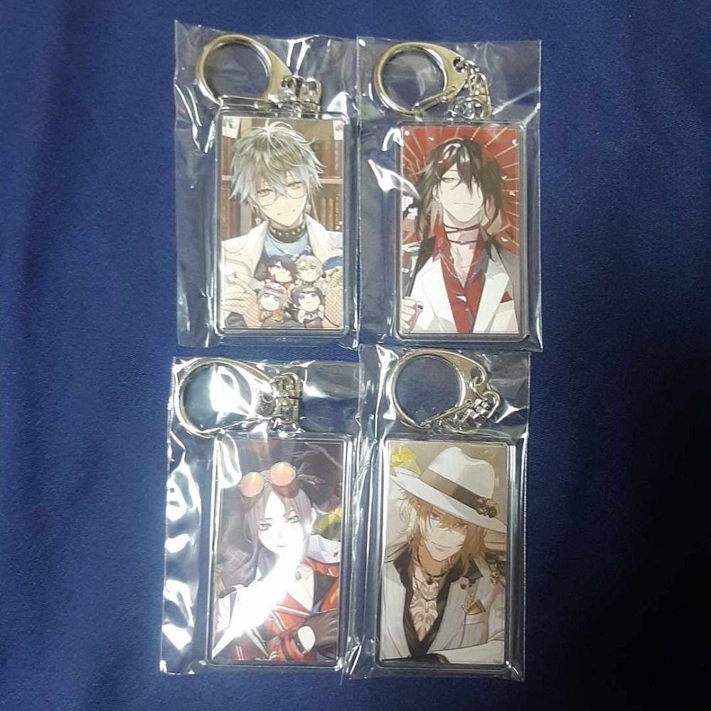 彩虹社 Nijisanji EN Luxiem Noctyx ILUNA 舊版 生日 吊飾 鑰匙圈 官方 全新未拆-規格圖1