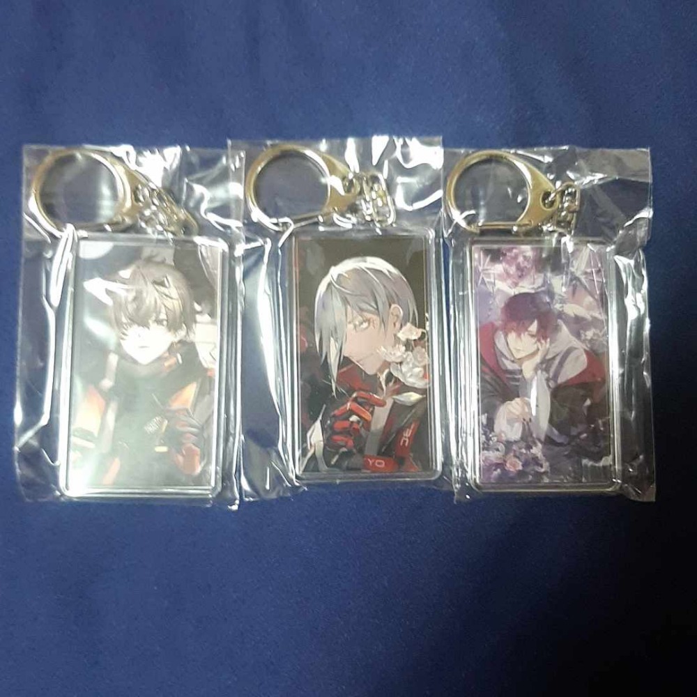 彩虹社 Nijisanji EN Luxiem Noctyx ILUNA 舊版 生日 吊飾 鑰匙圈 官方 全新未拆-規格圖1