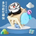 📍現貨📍寶寶玩具 兒童早教蒙氏忙碌塊 蒙特梭利六合一親子互動益玩具 木製玩具-規格圖9