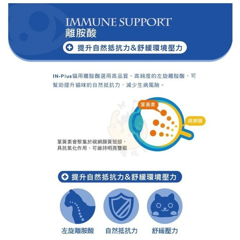 【喵玩國】 InPlus 貓系列 單包體驗包 貓離胺酸 蔓越莓泌尿安 益生菌 牛磺酸 排毛粉 in+plus 貓保健品-細節圖3