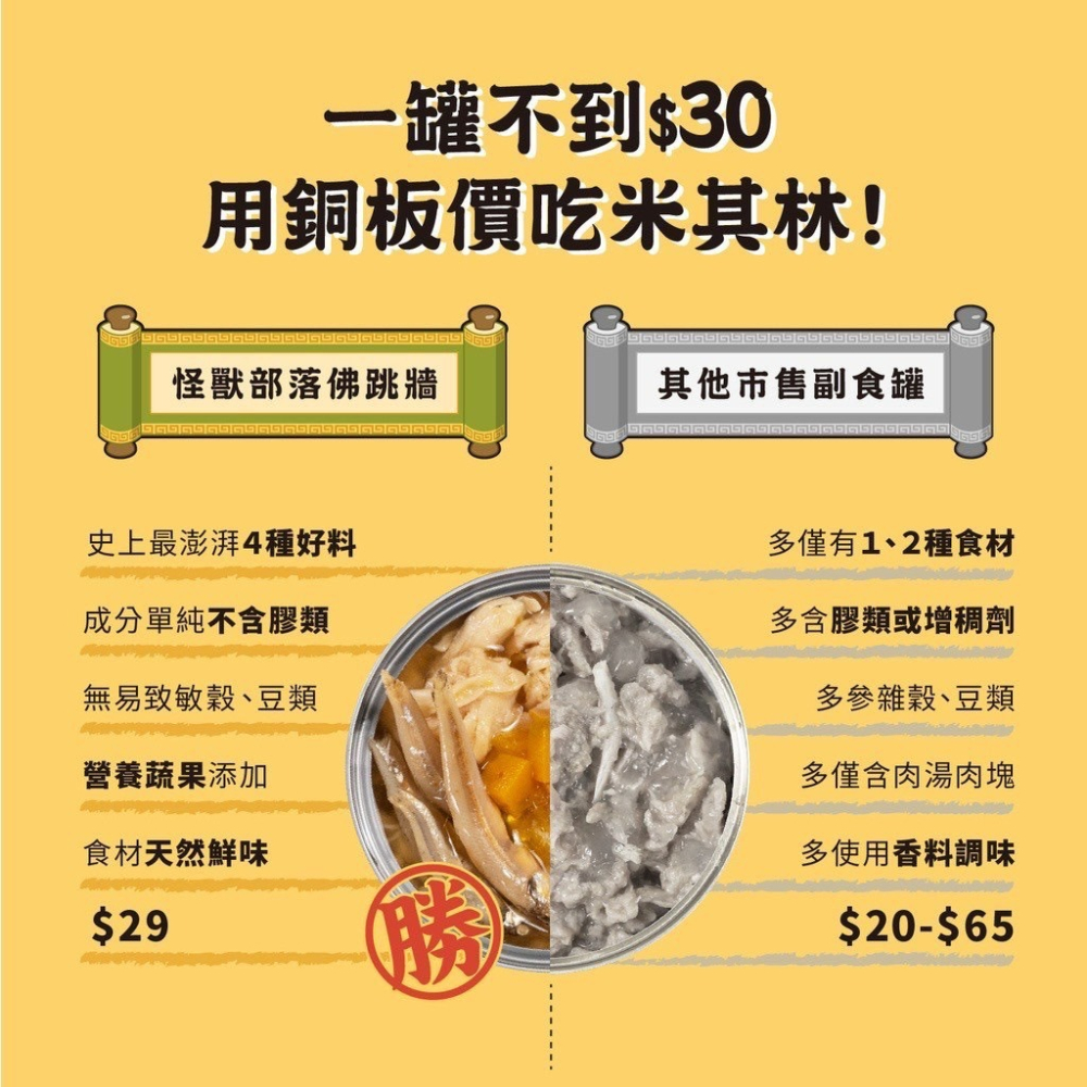 【喵玩國】怪獸部落 LitoMon 無膠佛跳牆 貓罐 補水 零食獎勵 犬貓副食罐 點心罐 貓罐 狗罐 湯罐 80g-細節圖5