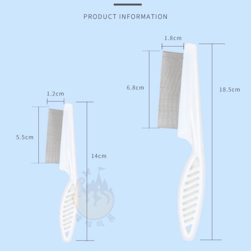 【喵玩國】寵物除蚤梳 除蚤梳/跳蚤梳/寵物梳子/眼角梳/密齒梳/排梳-細節圖3