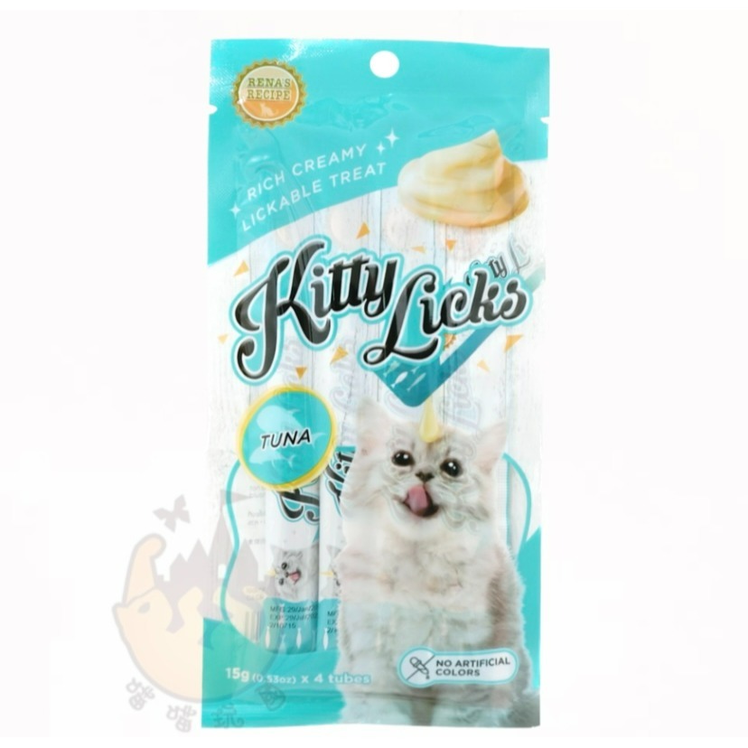 【喵玩國】甜甜貓肉泥  Kitty Licks 15gX4入 貓肉泥 肉泥 貓零食 寵物肉泥 貓咪肉泥 肉泥條-細節圖3
