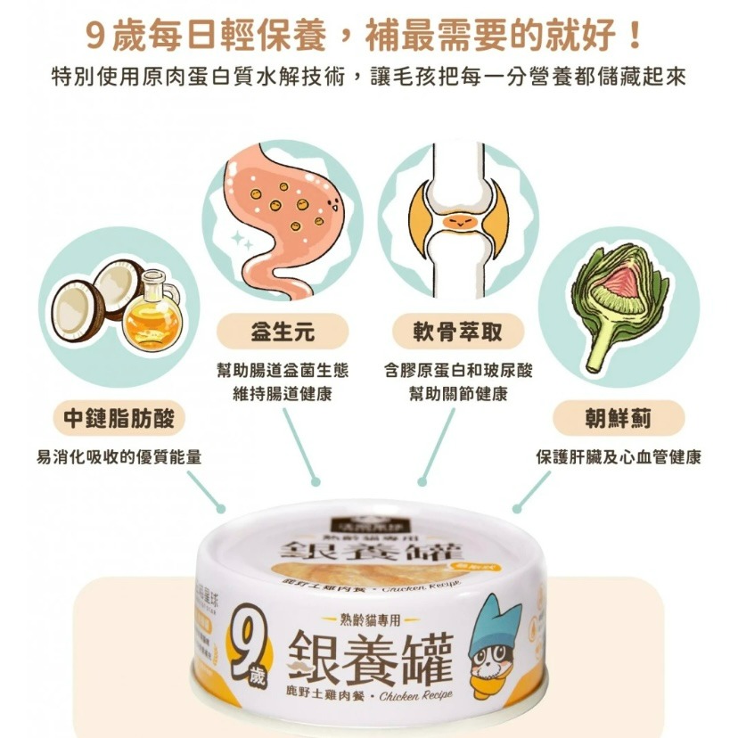 【喵玩國】汪喵星球 無膠營養主食罐 營養罐 銀養罐 貓罐頭 幼母貓 高齡貓 低磷 罐罐 汪喵罐-細節圖7