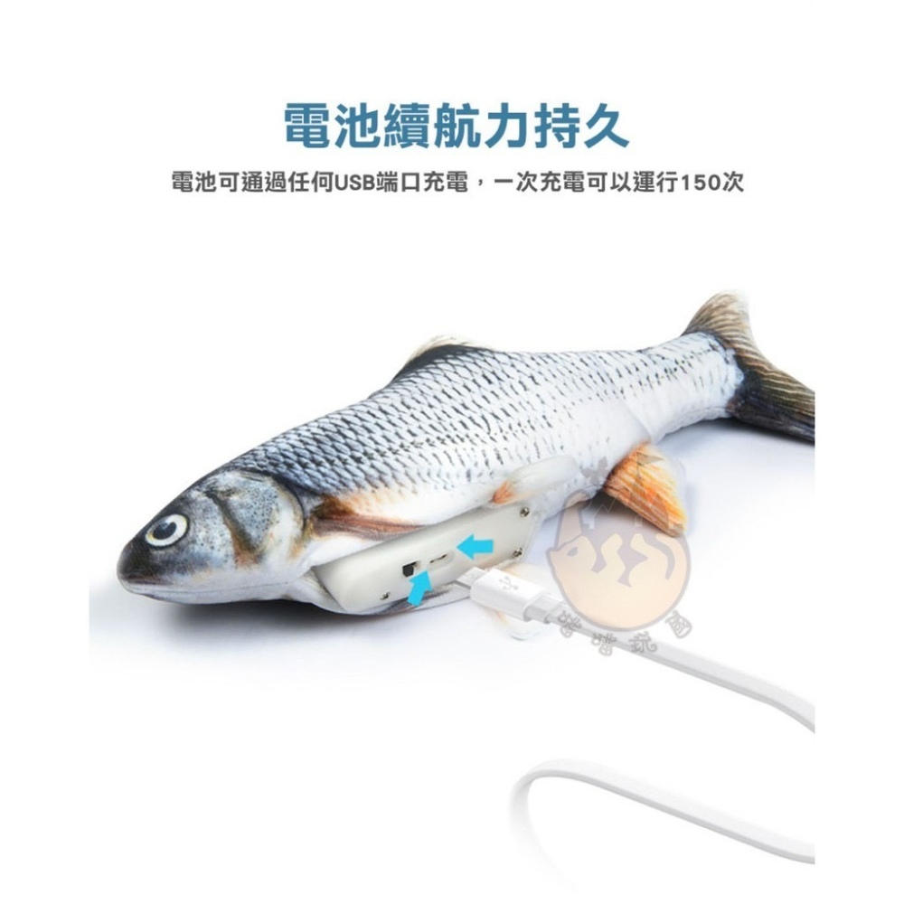 【喵玩國】跳跳魚 跳動魚 會跳動的魚 仿真魚 擬真魚 貓草魚 貓薄荷魚 貓玩具 貓咪玩具 逗貓玩具-細節圖2