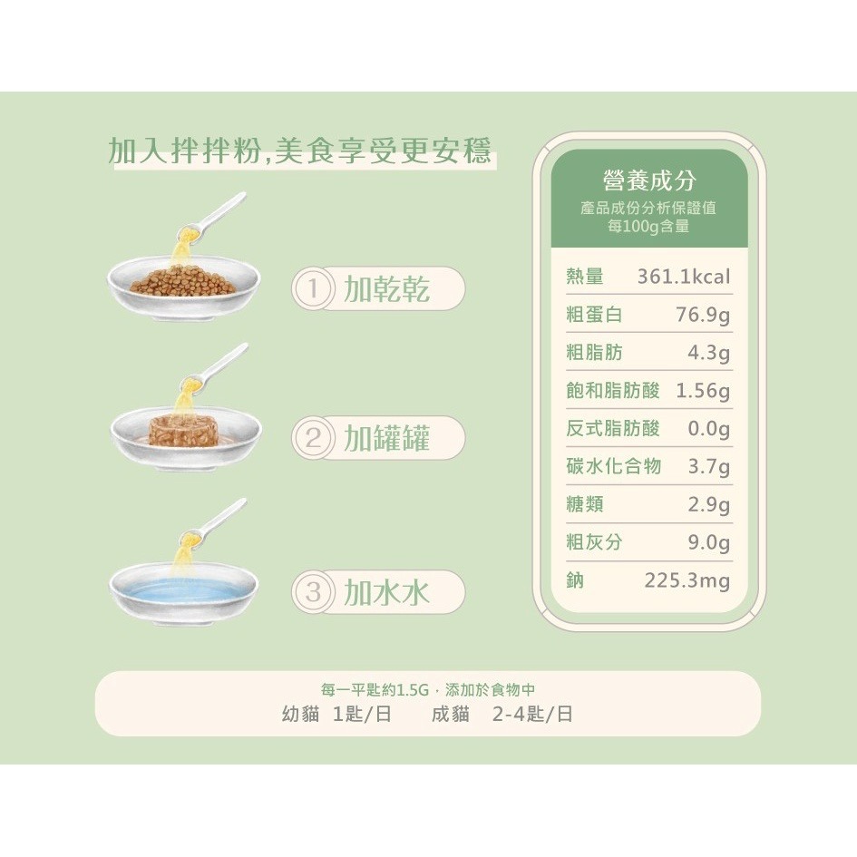 【喵玩國】Eat＇s 易特廚 營養拌拌粉 70g 增添嗜口 佐餐粉 凍乾粉 調味粉 開胃粉 犬貓適用-細節圖5