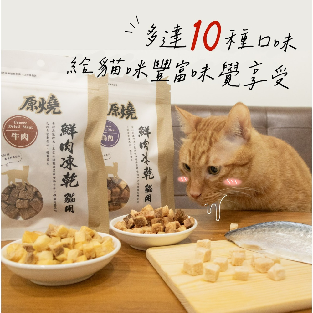 【喵玩國】原燒凍乾 貓鮮肉凍乾 30g 貓凍乾零食 貓點心 貓凍乾 狗凍乾 貓凍乾 狗零食 貓零食 寵物點心-細節圖6