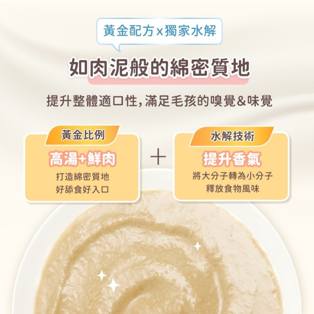 【喵玩國】汪喵星球 益菌PRO+ 綿密肉泥 主食罐 80g 主食罐 無膠 貓罐 貓主食 高適口性 肉泥罐-細節圖5