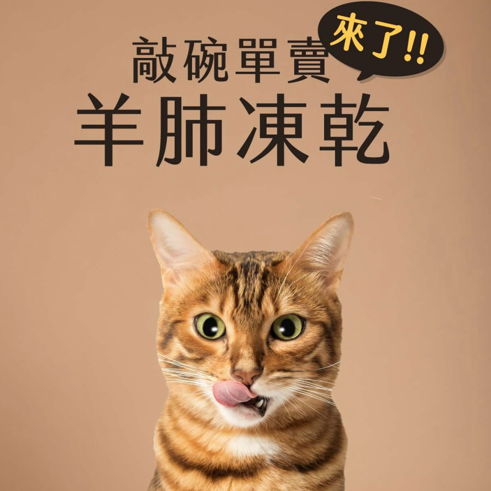 【喵玩國】羅姆尼 羊肺原肉凍乾 50g 貓零食 凍乾零食 貓凍乾-細節圖2