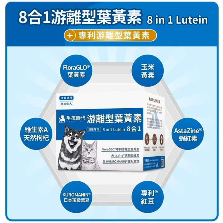 【喵玩國】毛孩時代 犬貓適用 寵物 關節 腸胃 皮膚 化毛 益生菌 葉黃素 化毛粉 免疫力平衡 爆毛粉 情緒 魚油 腎臟-細節圖7