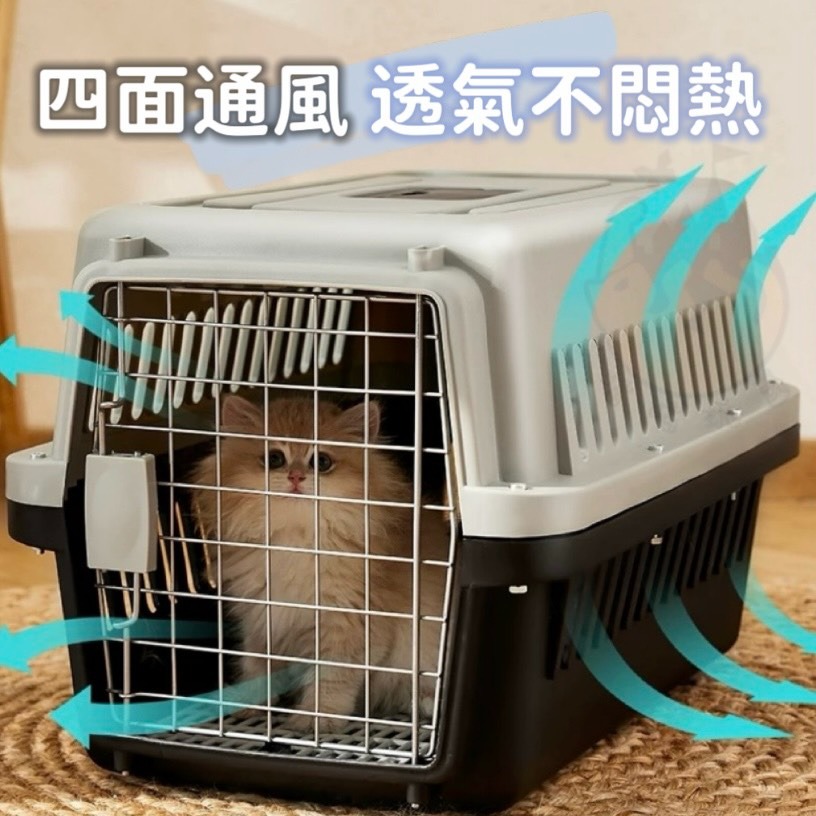 【喵玩國】寵物提籠 外出籠 寵物航空箱 贈隔尿墊 寵物籠 寵物外出提籠 寵物籠 寵物運送箱 寵物便攜箱 寵物籠子-細節圖2