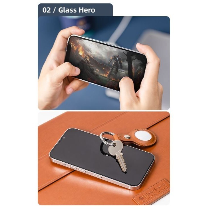 SwitchEasy 魚骨牌  Glass Hero 電競專用9H鋼化玻璃保護貼 適用 13ProMax-細節圖3