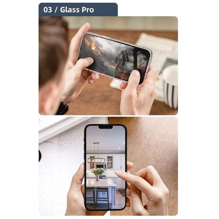 SwitchEasy 魚骨牌  Glass Hero 電競專用9H鋼化玻璃保護貼 適用 13ProMax-細節圖4
