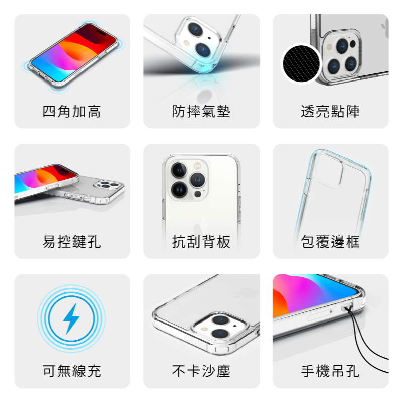 Just Mobile TENC Air 國王新衣防摔氣墊殼 適用 iPhone 15 系列-細節圖3
