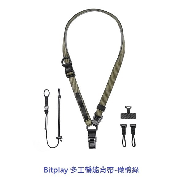 bitplay | 多工機能背帶 | 可變換多種功能 相機背帶/手機背帶/包款背帶 (附贈墊片)-細節圖2