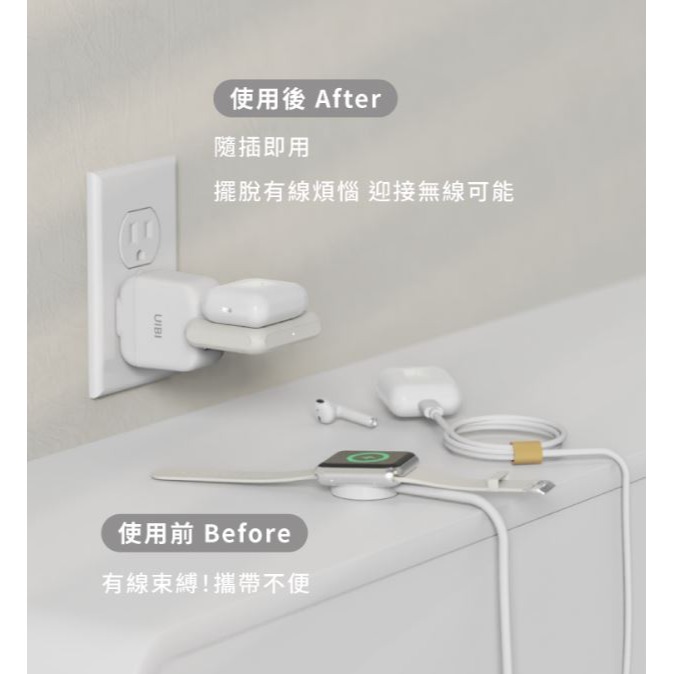 Allite WA1 2IN1 AppleWatch AirPods 便攜型雙面-細節圖5